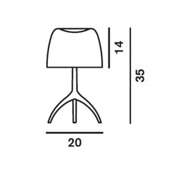 Lumiere 05 small lamp - Foscarini Lumiere 05 small lamp - Foscarini