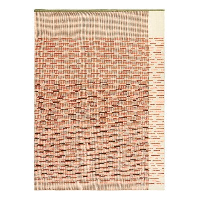 Kilim Backstitch Busy Brick di Gan Rugs Kilim Backstitch Busy Brick di Gan Rugs