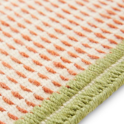 Kilim Backstitch Busy Brick de Gan Rugs Kilim Backstitch Busy Brick de Gan Rugs