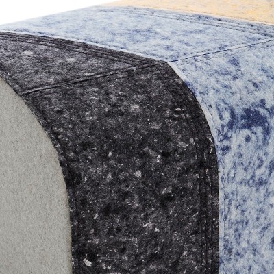Pouf Nuances Volcano par Gan Rugs