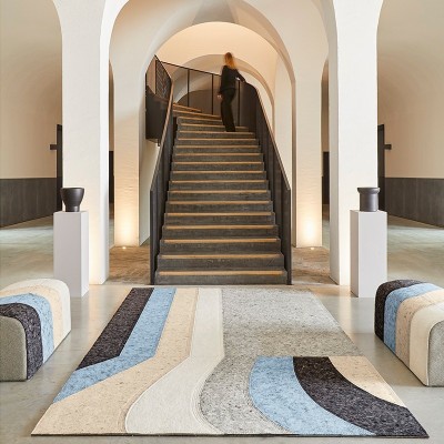 Alfombra Nuances Curve de Gan Rugs en Moises Showroom Alfombra Nuances Curve de Gan Rugs en Moises Showroom