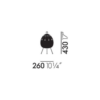 Lampada Akari 1AD - Vitra