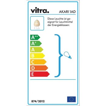 Lampe Akari 1AD - Vitra