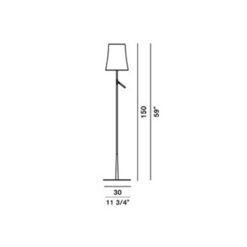 Lampadaire Birdie - Foscarini Lampadaire Birdie - Foscarini