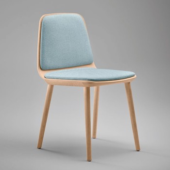 Silla Bisell con carcasa de madera y 2 pads tapizados de Treku Silla Bisell con carcasa de madera y 2 pads tapizados de Treku