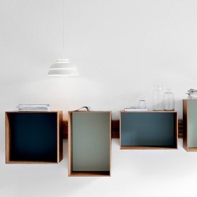 Ambiente con Lámpara de suspensión Concert p1 de Fritz Hansen color blanco Ambiente con Lámpara de suspensión Concert p1 de Fritz Hansen color blanco