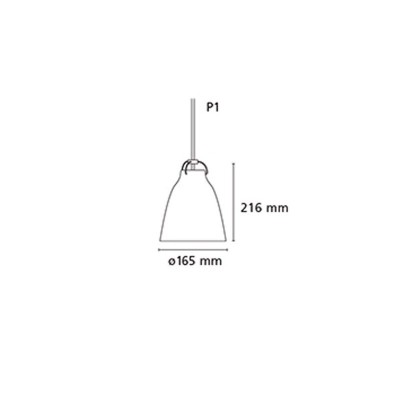 Caravaggio Matt P1 Lamp - Fritz Hansen Caravaggio Matt P1 Lamp - Fritz Hansen