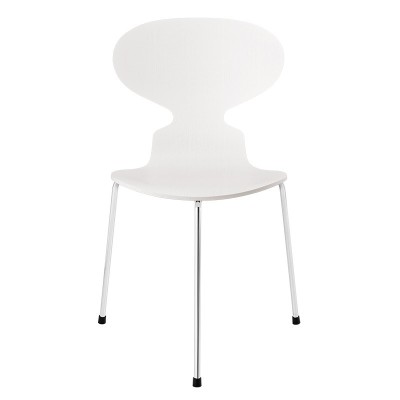 Silla Ant de Fritz Hansen diseñada por Jacobsen en Fresno teñido Silla Ant de Fritz Hansen diseñada por Jacobsen en Fresno teñido