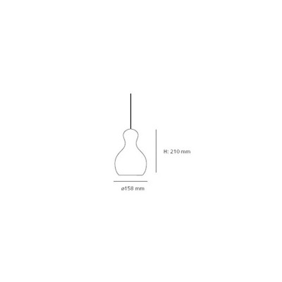 Medidas Lámpara Calabash P1 Fritz Hansen Medidas Lámpara Calabash P1 Fritz Hansen
