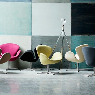 Butacas Swan en Moises Showroom ambiente 1 Butacas Swan en Moises Showroom ambiente 1