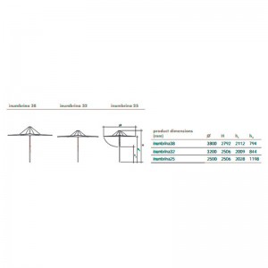 Medidas Parasoles Inumbrina de extremis