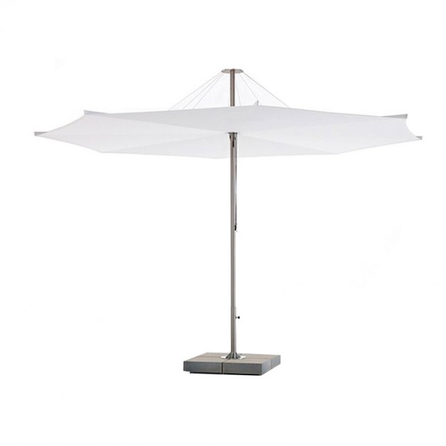 Parasol Inumbrina 380 con base de hormigón de extremis