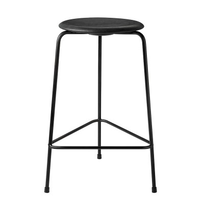 Taburete alto negro de Fritz Hansen en Moises Showroom Taburete alto negro de Fritz Hansen en Moises Showroom