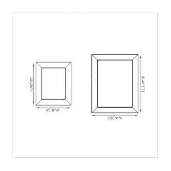espejo de pared François Ghost Kartell espejo de pared François Ghost Kartell