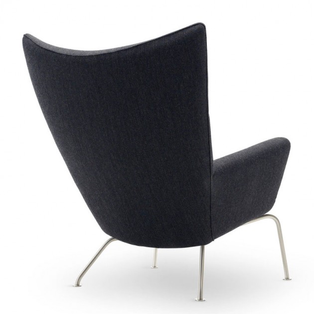 Respaldo sillón wing chair carl Hansen tela. Disponible en Moisés showroom