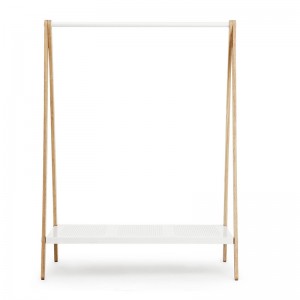 Burra Toj Clothes Rack grande en fresno y acero color blanco de Normann Copenhagen