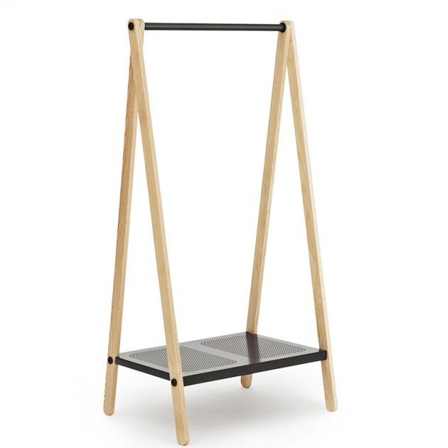 Toj Clothes Rack pequeña color negro de Normann Copenhagen