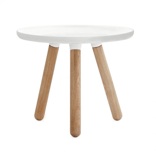 Comprar mesa Tablo pequeña color blanco patas fresno de Normann copenhagen