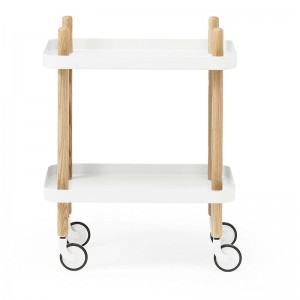 comprar Carrito Block Table color blanco patas fresno de Normann Copenhagen.