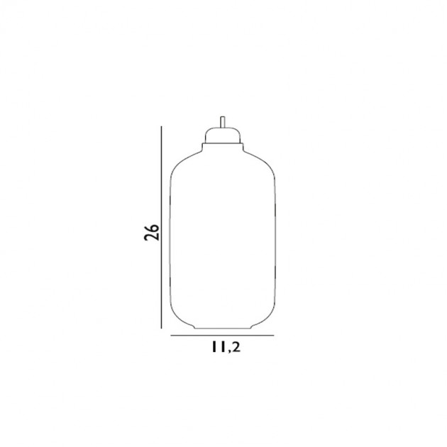 dimensiones Lámpara suspensión Amp L de Normann Copenhagen