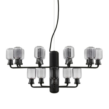 lámpara amp Chandelier S color negro de Normann copenhagen. lámpara amp Chandelier S color negro de Normann copenhagen.
