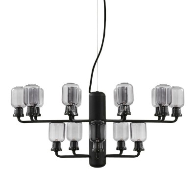 lámpara amp Chandelier S color negro de Normann copenhagen. lámpara amp Chandelier S color negro de Normann copenhagen.