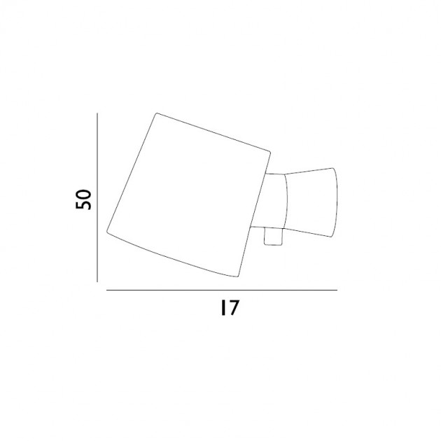 dimensiones Lámpara de pared Rise de Normann Copenhagen