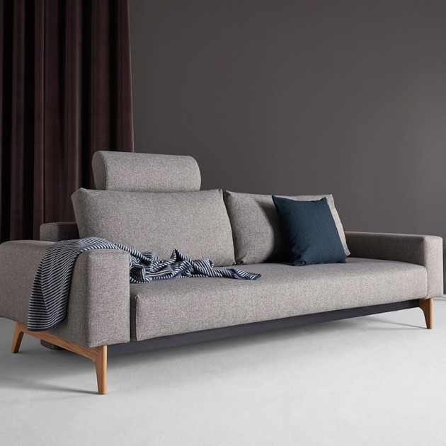 detalle tejido Sofá cama Idun gris 521 de Innovation Living