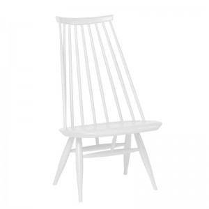 Lounge chair Mademoiselle lacado blanco de Artek