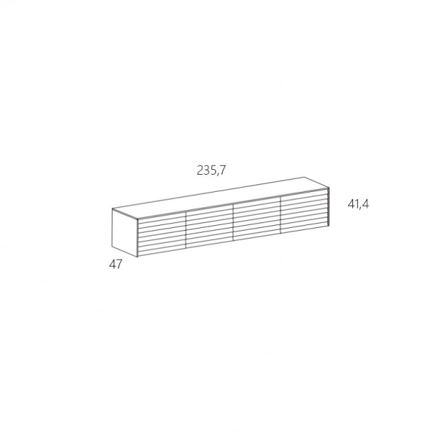 dimensiones aparador Sussex 401 4 puertas de Punt Mobles