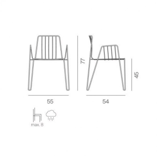 dimensiones Silla Rambla Mobles 114