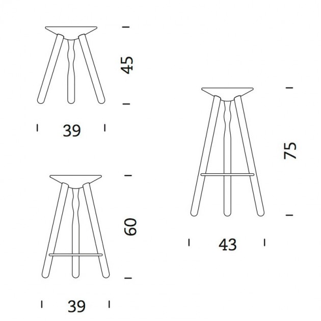 dimensiones Taburetes Mobles 114 Luco