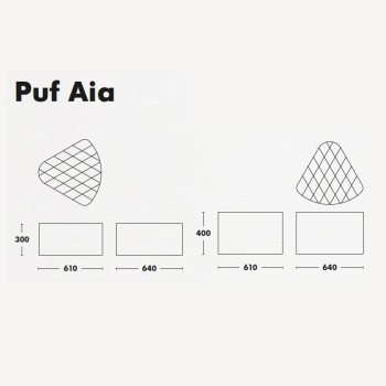 Medidas pufs Aia de Ondarreta Medidas pufs Aia de Ondarreta