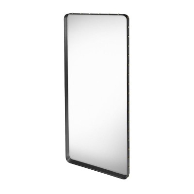Espejo Adnet rectangular M negro de Gubi en Moises Showroom Espejo Adnet rectangular M negro de Gubi en Moises Showroom