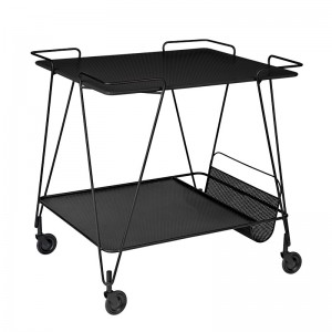 Mategot Trolley de Gubi soft black en Moises Showroom