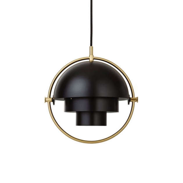 Lámpara Multi lite pendant Small brass color negro