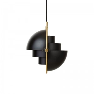 Lámpara Multi lite pendant Small brass color negro