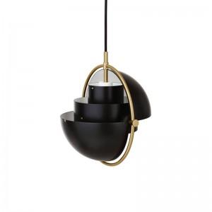 Lámpara Multi lite pendant Small brass color negro