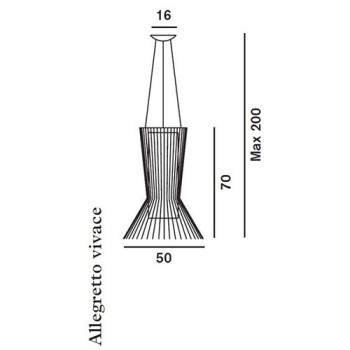 Candeeiro Allegretto - Foscarini Candeeiro Allegretto - Foscarini