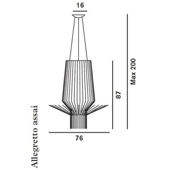 Candeeiro Allegretto - Foscarini Candeeiro Allegretto - Foscarini