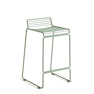 Taburete Hee Bar stool fall green de HAY en Moises Showroom Taburete Hee Bar stool fall green de HAY en Moises Showroom