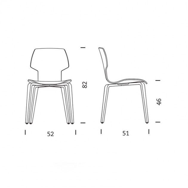 dimensiones Silla Gràcia Mobles 114