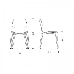 dimensiones Silla Gràcia Mobles 114