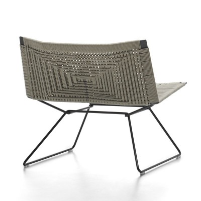 Butaca Neil Twist Armchair de MDF Italia color Crudo