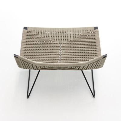 Butaca Neil Twist Armchair de MDF Italia color Crudo