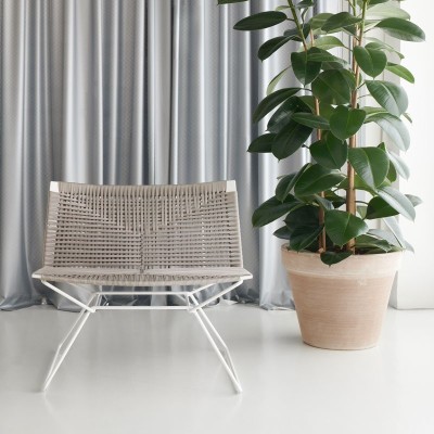 Butaca Neil Twist Armchair de MDF Italia color Crudo