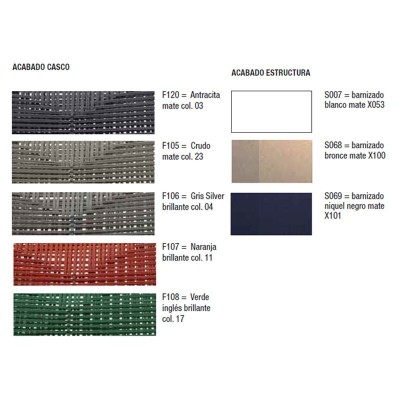 Acabados colores Neil Twist Armchar de MDF Italia