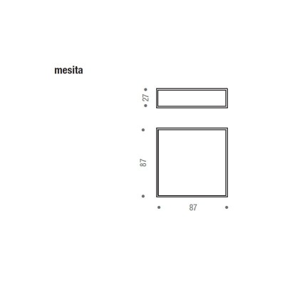 Mesa de apoio ARPA by MDF Italia Mesa de apoio ARPA by MDF Italia