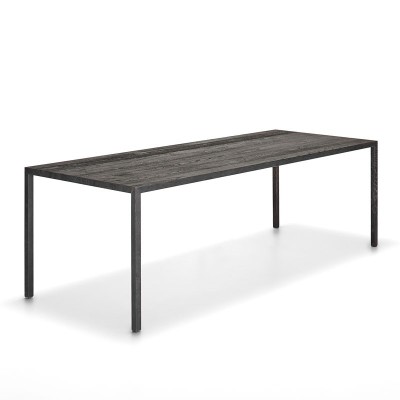 Mesa Tense Material Wood carbón de MDF Italia en Moises Showroom