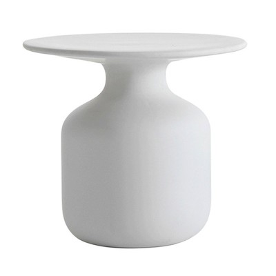 Mesa auxiliar Mini Bottle blanca Capellini Mesa auxiliar Mini Bottle blanca Capellini